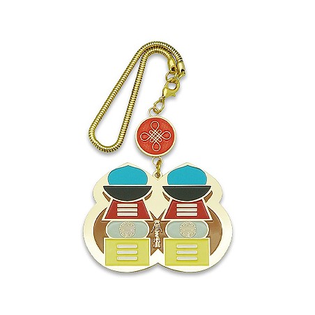 Twin Wulou with 5 Element Pagoda Amulet