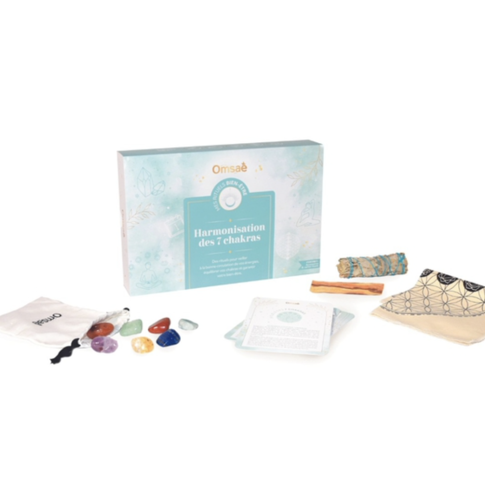 Coffret Rituels d'harmonisation de 7 chakras