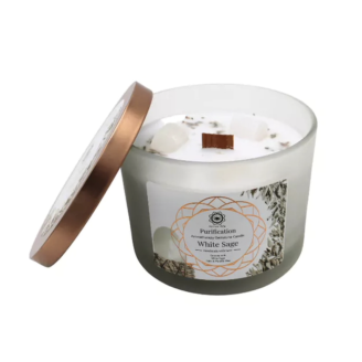 Bougie Litho Green Tree Purification - Sauge Blanche