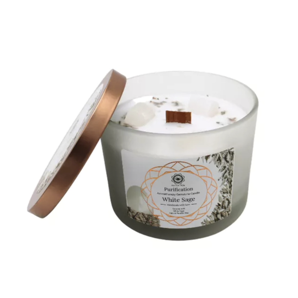 Bougie Litho Green Tree Purification - Sauge Blanche