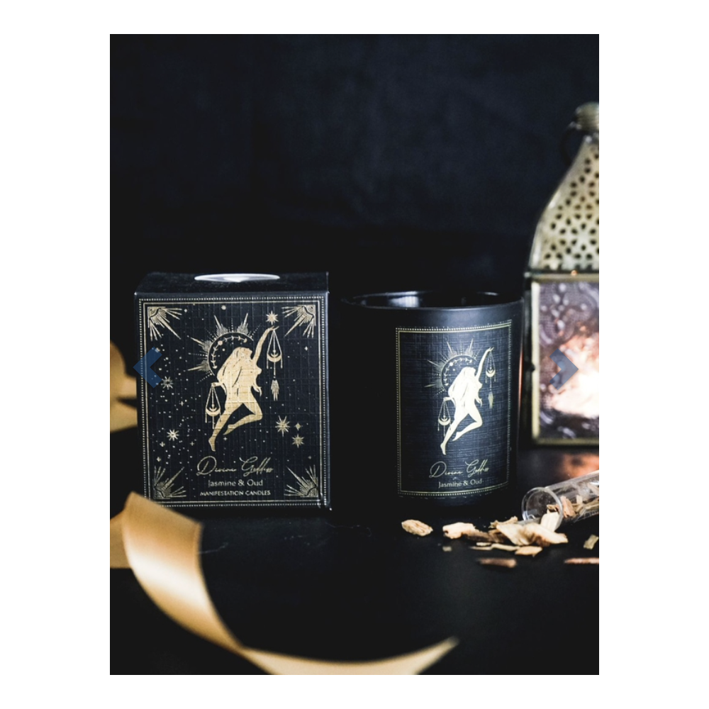 Bougie parfumée Divine Goddess - Jasmin et Oud Bougie parfumée Divine Goddess - Jasmin et Oud