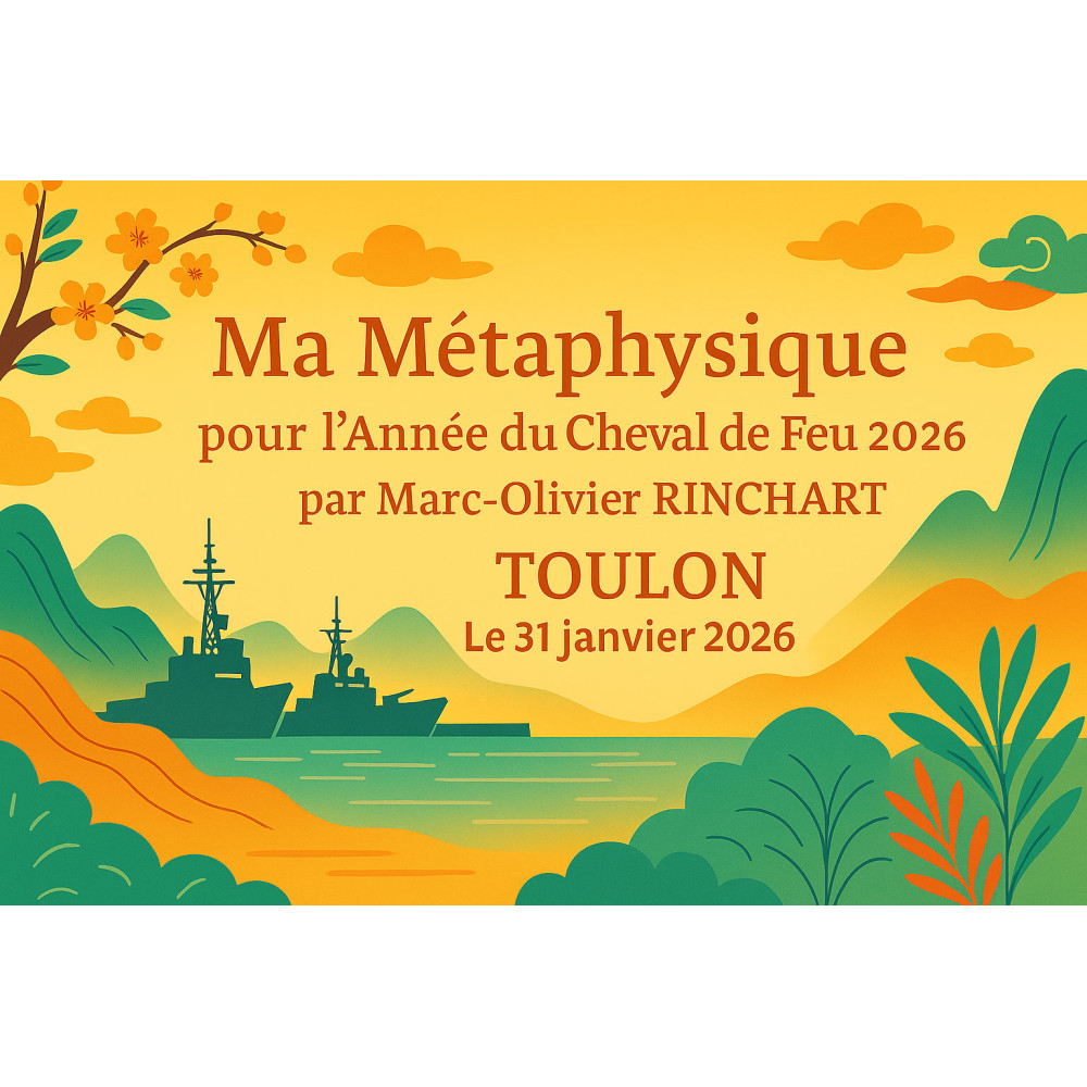 TOULON: Ma métaphysique pour 2026 - L'Actu Feng Shui 2026 : le Cheval de Feu (Ticket sans repas)