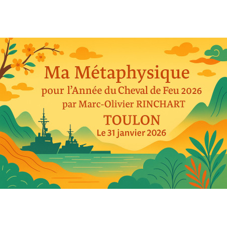 TOULON: Ma métaphysique pour 2026 - L'Actu Feng Shui 2026 : le Cheval de Feu (Ticket sans repas)