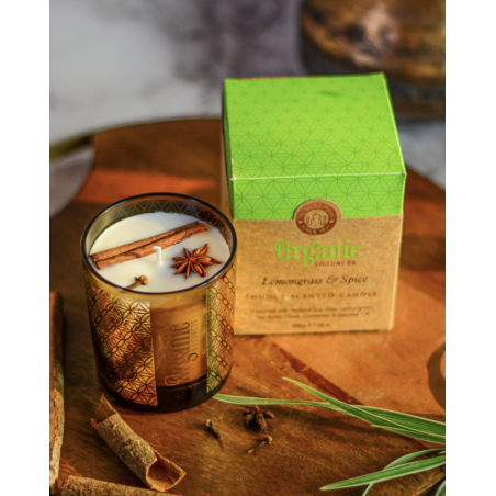 copy of Bougie parfumée en cire végétale - Organic Rose